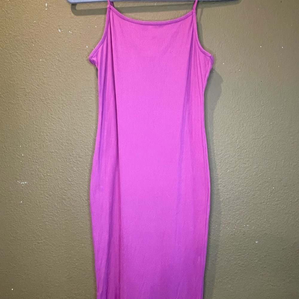 Elegant Pink Slip Dress